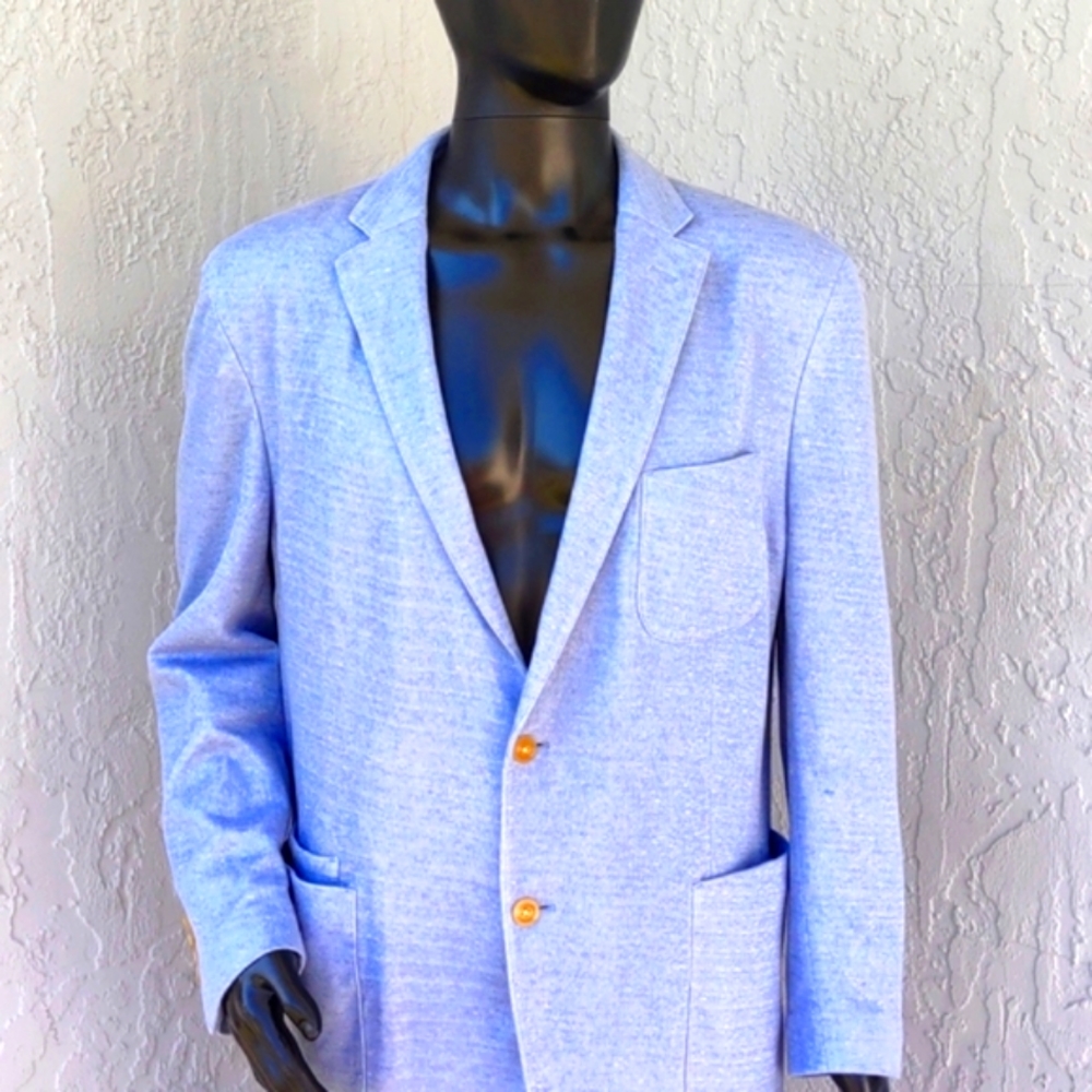PATRICK JAMES MEN'S UNRESTRICTED HAND TAILORED LUXURY  SPORT COAT BLAZER
